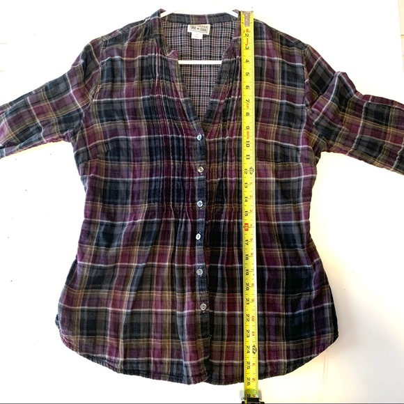 Converse one star long sleeve plaid shirt size medium - Picture 7 of 8